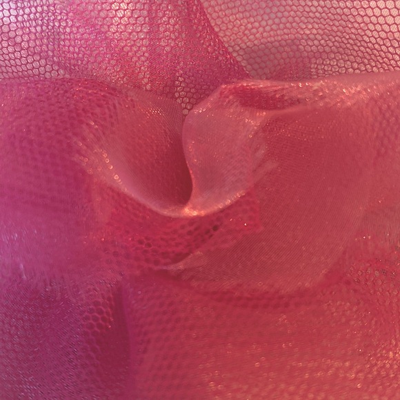 Large Oversized Pink Tulle Flower Appliqué Sex & The City - Picture 6 of 7